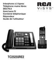 RCA ViSYS TC25255RE2 Guide De L'utilisateur