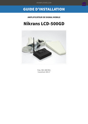 Nikrans LCD-500GD Guide D'installation