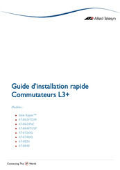 Allied Telesyn AT-8724XL Guide D'installation Rapide