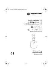 WERMA Signaltechnik Ex-LED-Signalsäule 741 Mode D'emploi