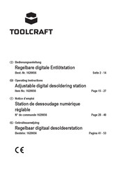 TOOLCRAFT 1620656 Notice D'emploi