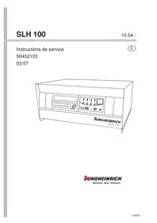 Jungheinrich SLH 100 Instructions De Service