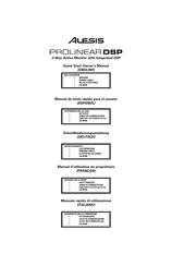 Alesis PROLINEAR DSP Manuel D'utilisation Du Propriétaire