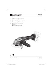 EINHELL 4431143 Traduction Du Mode D'emploi D'origine