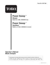 Toro Power Sweep 51586 Mode D'emploi