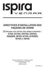 Venmar ispira IS700 Série Directives D'installation