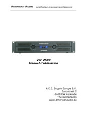 American Audio VLP 2500 Manuel D'utilisation