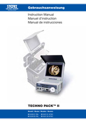 Storz TECHNO PACK II 81 0431 05 NTSC Manuel D'instruction