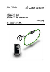 Gossen Metrawatt METRAFLEX 3000 Notice D'utilisation