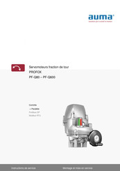 AUMA PROFOX PF-Q150 Instructions De Service