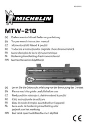 Michelin MTW-210 Mode D'emploi