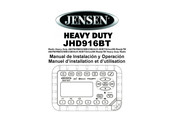 Jensen Heavy Duty JHD916BT Manuel D'installation Et D'utilisation