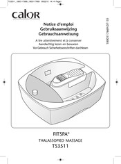 CALOR FITSPA TS3511 Notice D'emploi