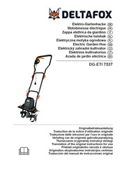 Deltafox DG-ETI 7537 Traduction De La Notice D'utilisation Originale