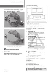 techem vario 3 Instructions De Montage