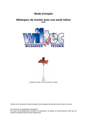 WilTec 62354 Mode D'emploi