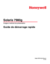Honeywell Solaris 7980g Guide De Démarrage Rapide