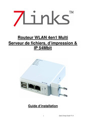 7links WLAN 4en1 Multi Guide D'installation