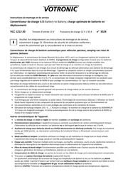 Votronic VCC 1212-30 Instructions De Montage Et De Service