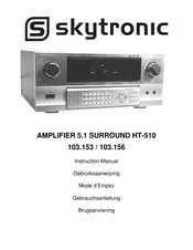 SKYTRONIC HT-510 103.153 Mode D'emploi
