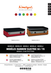 Simogas Barcelona RAINBOW ELECTRIC 50 Manuel D'instructions