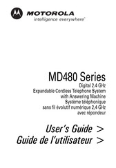 Motorola MD481 Guide De L'utilisateur