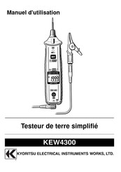 Kyoritsu Electrical Instruments Works KEW4300 Manuel D'utilisation