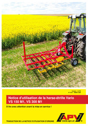 APV Vario VS 150 M1 Notice D'utilisation