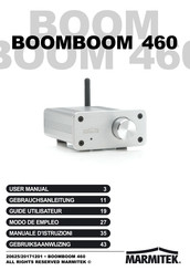 Marmitek BOOMBOOM 460 Guide Utilisateur