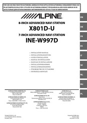 Alpine INE-W997D Guide D'installation