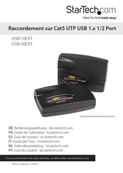 StarTech.com USB110EXT Guide De L'utilisateur