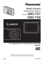 Panasonic DMC-FS7 Mode D'emploi