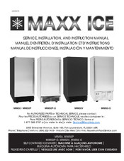 Maxx Ice MIM50V Manuel D'installation, D'instruction Et D'entretien