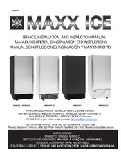 Maxx Ice MIM50P Manuel D'installation, D'instruction Et D'entretien