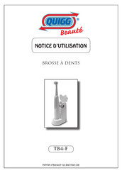 Primo QUIGG Beaute TB4-F Notice D'utilisation