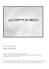 OPTIMEO ODH-MO1-100 Mode D'emploi