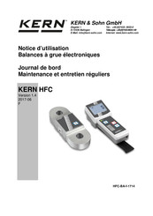 KERN&SOHN HFC 3T-3 Notice D'utilisation