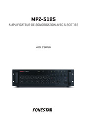 FONESTAR MPZ-5125 Mode D'emploi