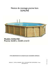 AQUALUX SUNLINE Notice De Montage