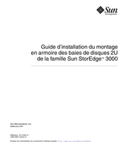 Sun Microsystems StorEdge 3000 2U Série Guide D'installation