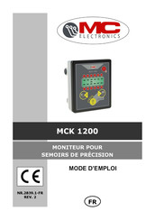 MC Electronics MCK 6000 Mode D'emploi