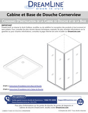 DreamLine Cornerview Instructions D'installation