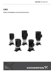 Grundfos CMV 3 Notice D'installation Et De Fonctionnement