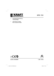 Kraft Werkzeuge 43.405.85 Instructions D'origine