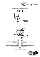 Christopeit Sport CL 2 Notice De Montage Et D'utilisation