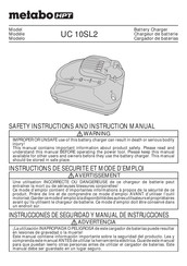 Metabo HPT UC 10SL2 Instructions De Sécurité Et Mode D'emploi