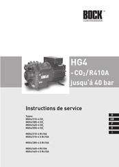bock HGX4/555-4 CO2 Instructions De Service