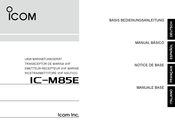 Icom IC-M85E Notice De Base