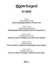 CooperSurgical 47-9005 Mode D'emploi