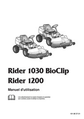 Gardena Rider 1030 BioClip Manuel D'utilisation